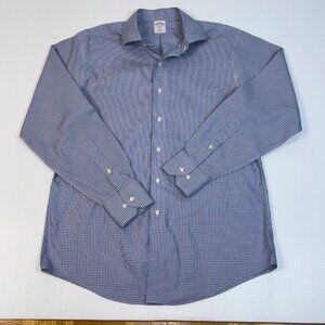BROOKS BROTHERS men's large plaid shirt